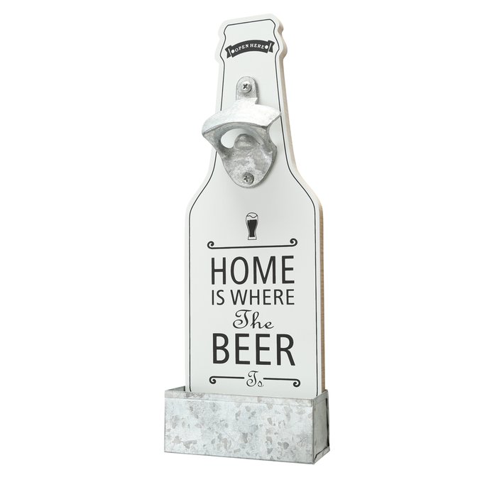 Flaschenöffner Larry in weiß Variante 2