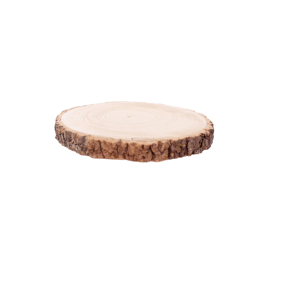 Deko Holzplatte natur 31cm