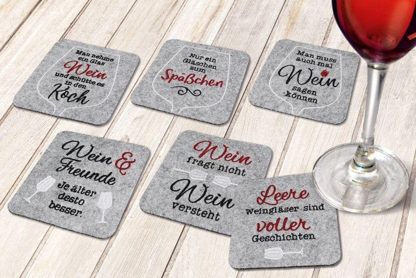 Glas, Visitenkarte, Papier, Text