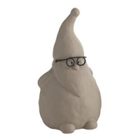 Nerdy Weihnachtsmann mit Brille sandstone
