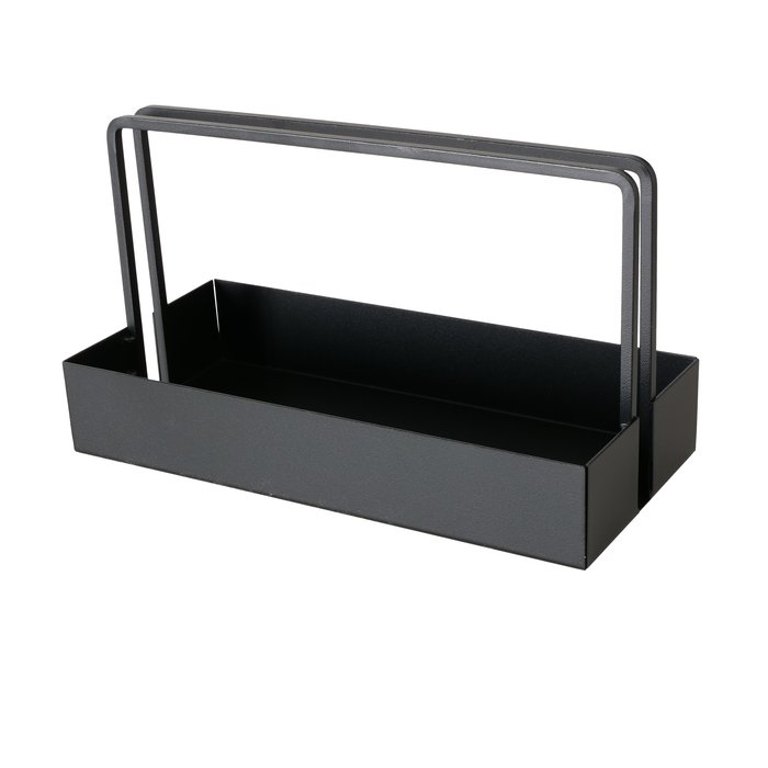 Deko Tablett Como schwarz