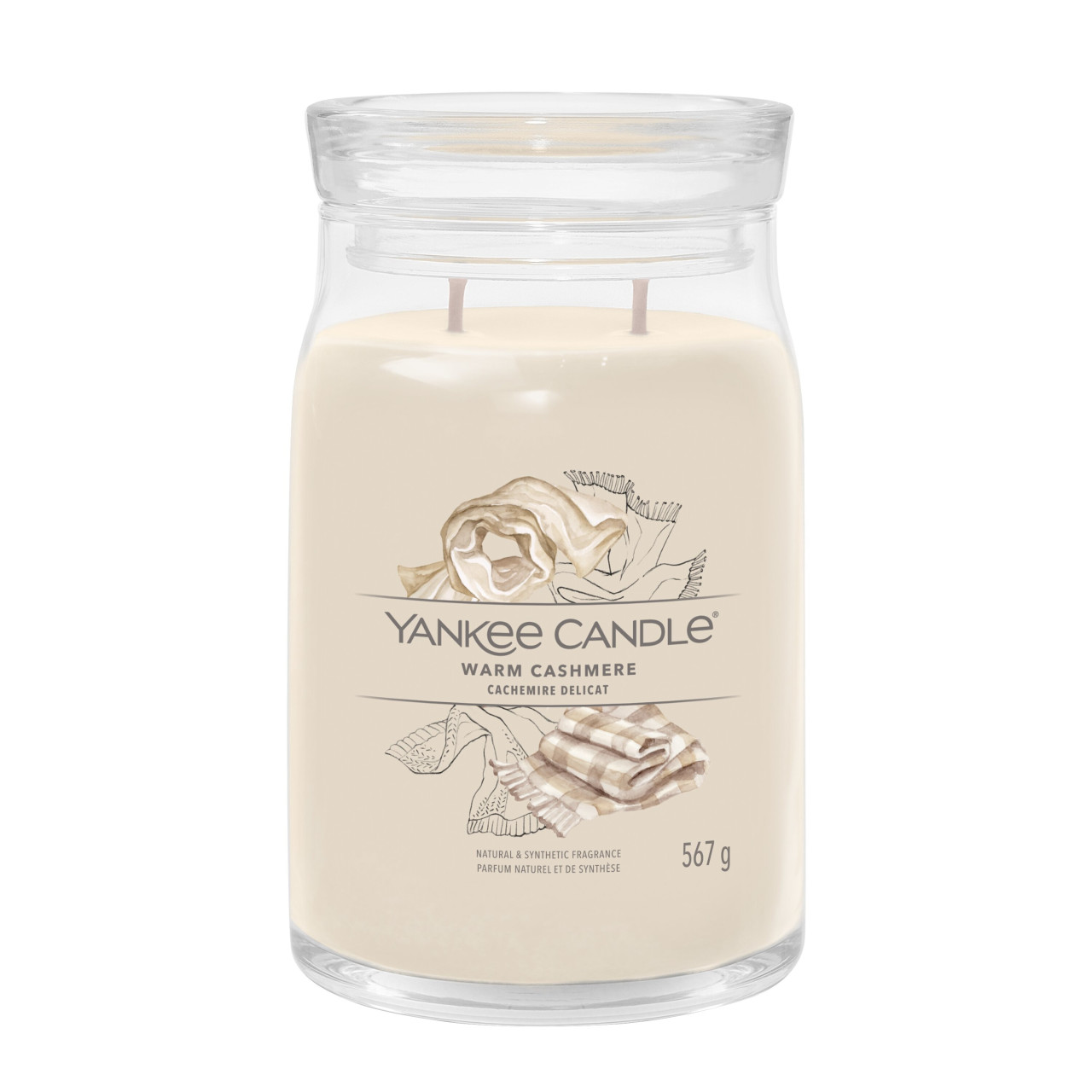 Warm Cashmere Signature Jar 567g 2-Docht