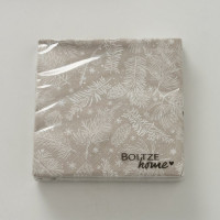 Serviette Naturali braun 20 Stück