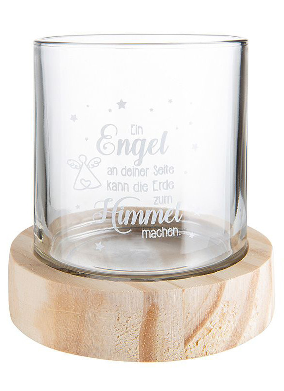 Windlicht Weisheit 11,5cm Variante 1