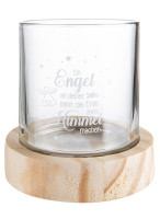 Windlicht Weisheit 11,5cm Variante 1