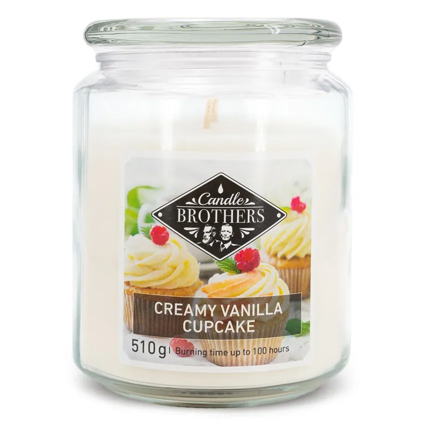 Creamy Vanilla Cupcake 510g Candle Brothers Duftkerze