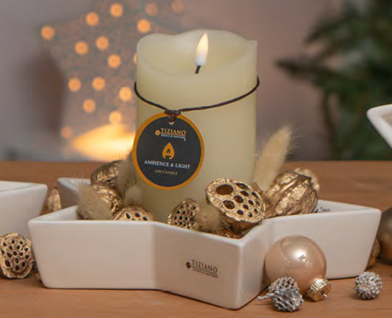 Deko Schale Strella 18cm cremeweiß