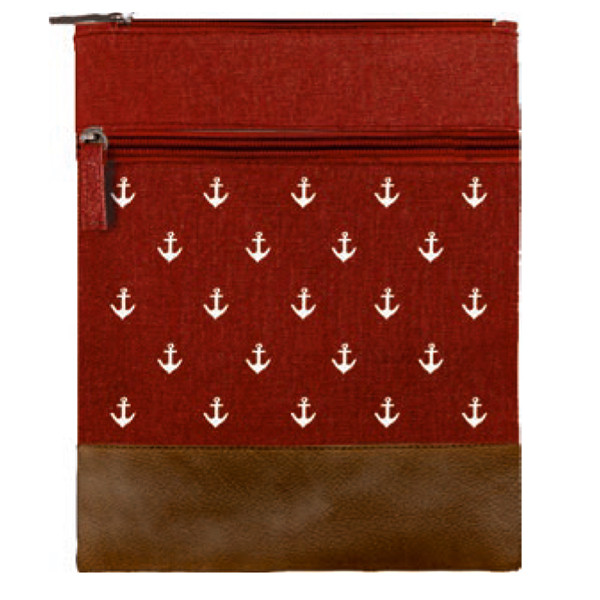 Canvas Crossbag 042 (Anker rot)