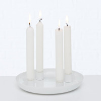 Kerzenleuchter Remius weiß