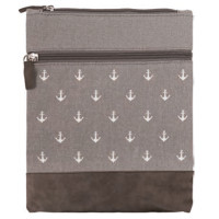 Canvas Crossbag 001 (Grey Anchor)
