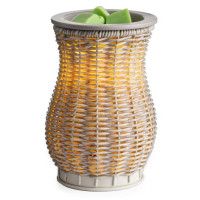 Grey Washed Wicker Duftlampe