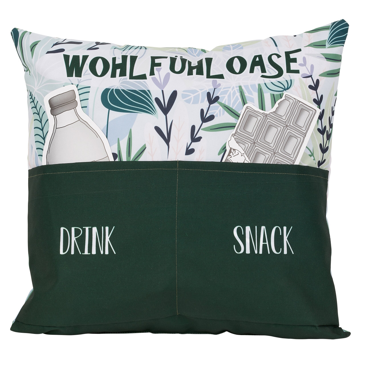 Outdoor Kissen mit Taschen - Wohlfühloase