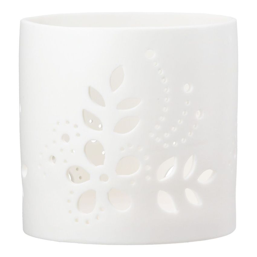 Windlicht Spring Porzellan 8cm Blume