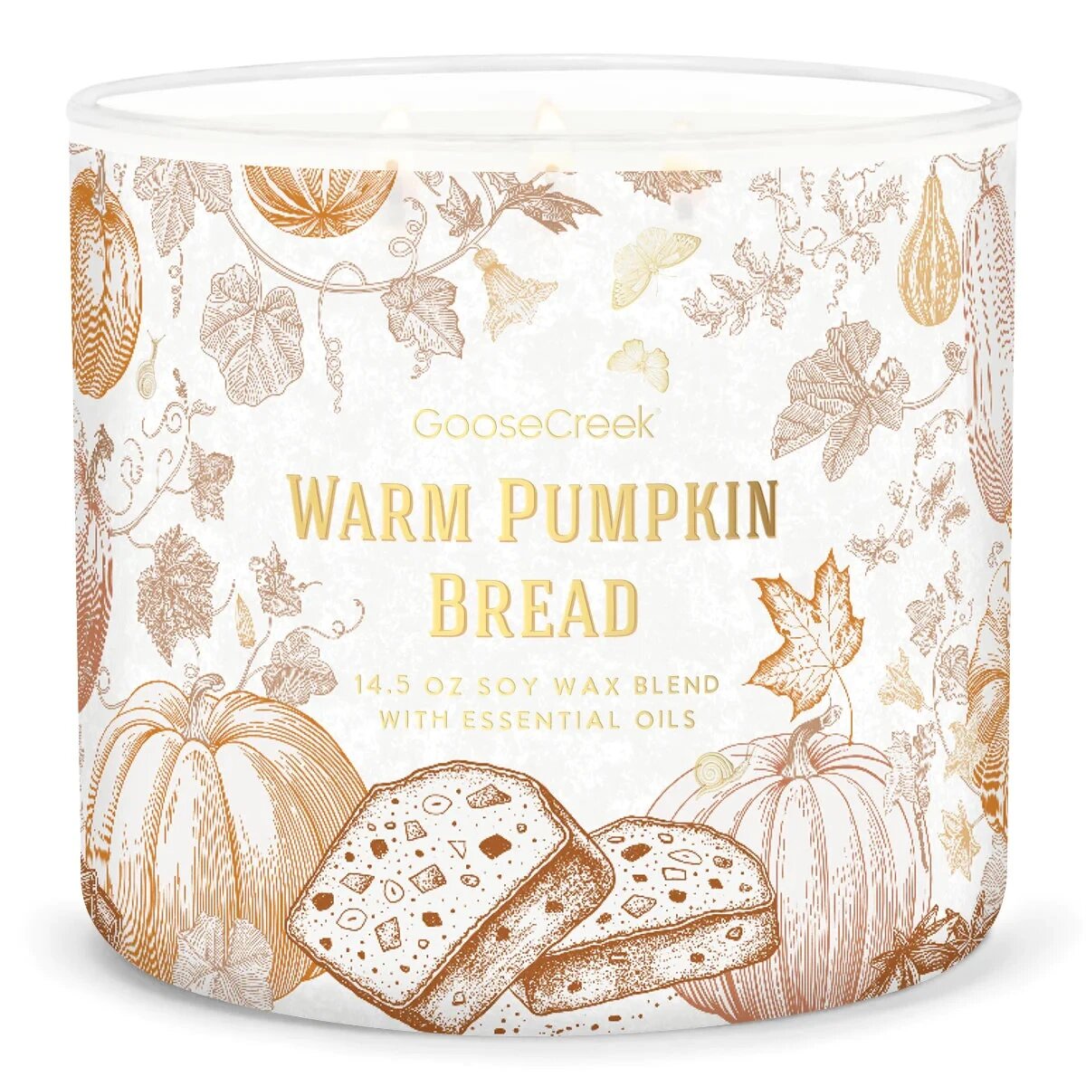 Warm Pumpkin Bread 411g (3-Docht)
