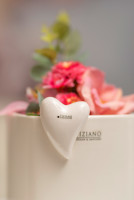 Kübelhänger Amore Herz 7cm creme