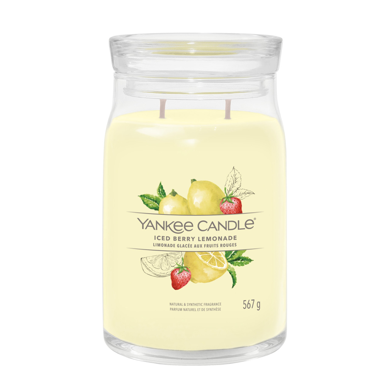 Iced Berry Lemonade Signature Large Jar 567g 2-Docht