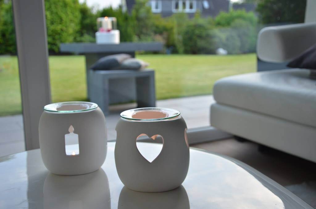 Duftlampe Singapur Herz