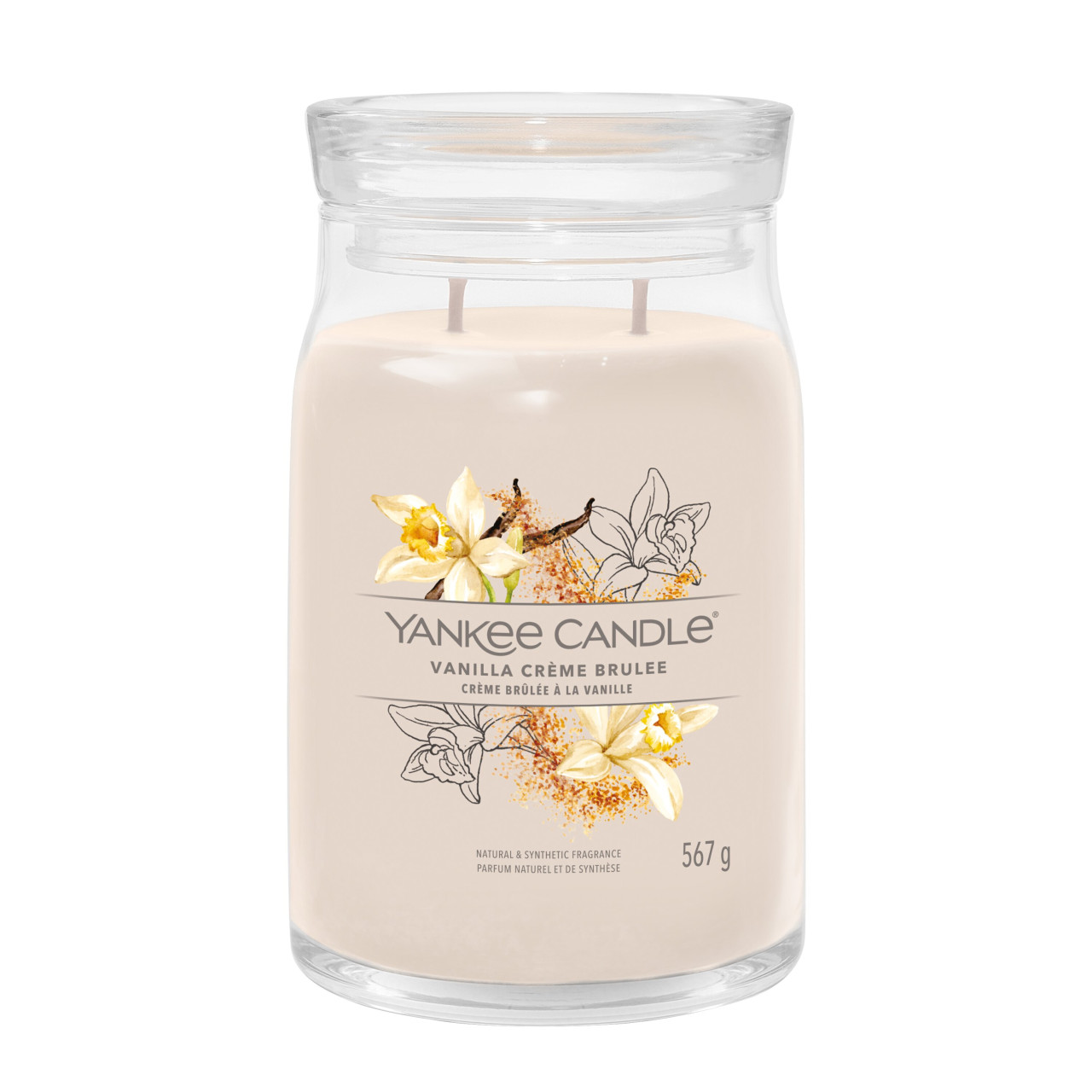 Vanilla Creme Brulee Signature Large Jar 567g 2-Docht