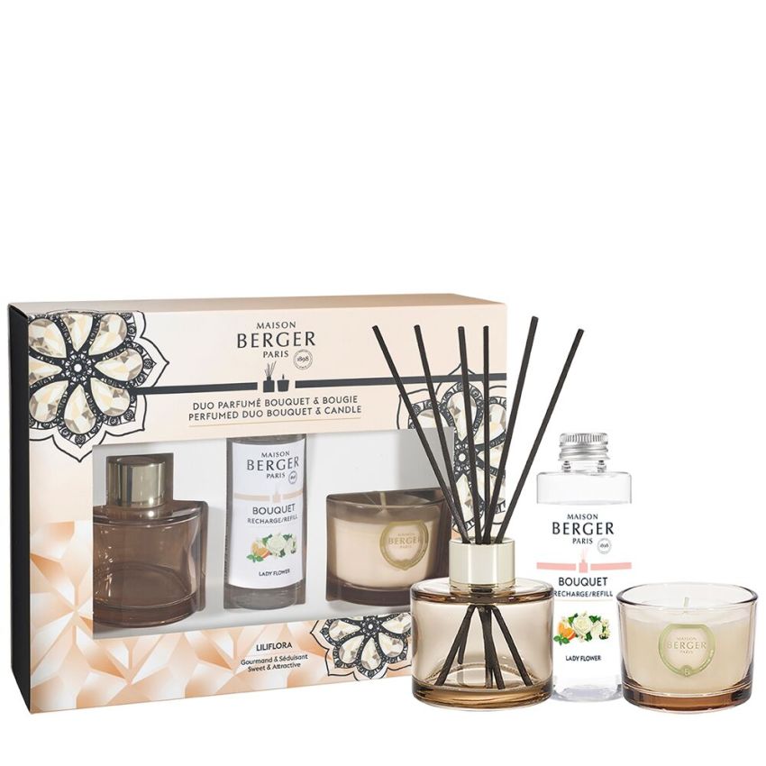 Eternity - Lady Flower Raumduft Set Diffuser + Duftkerze