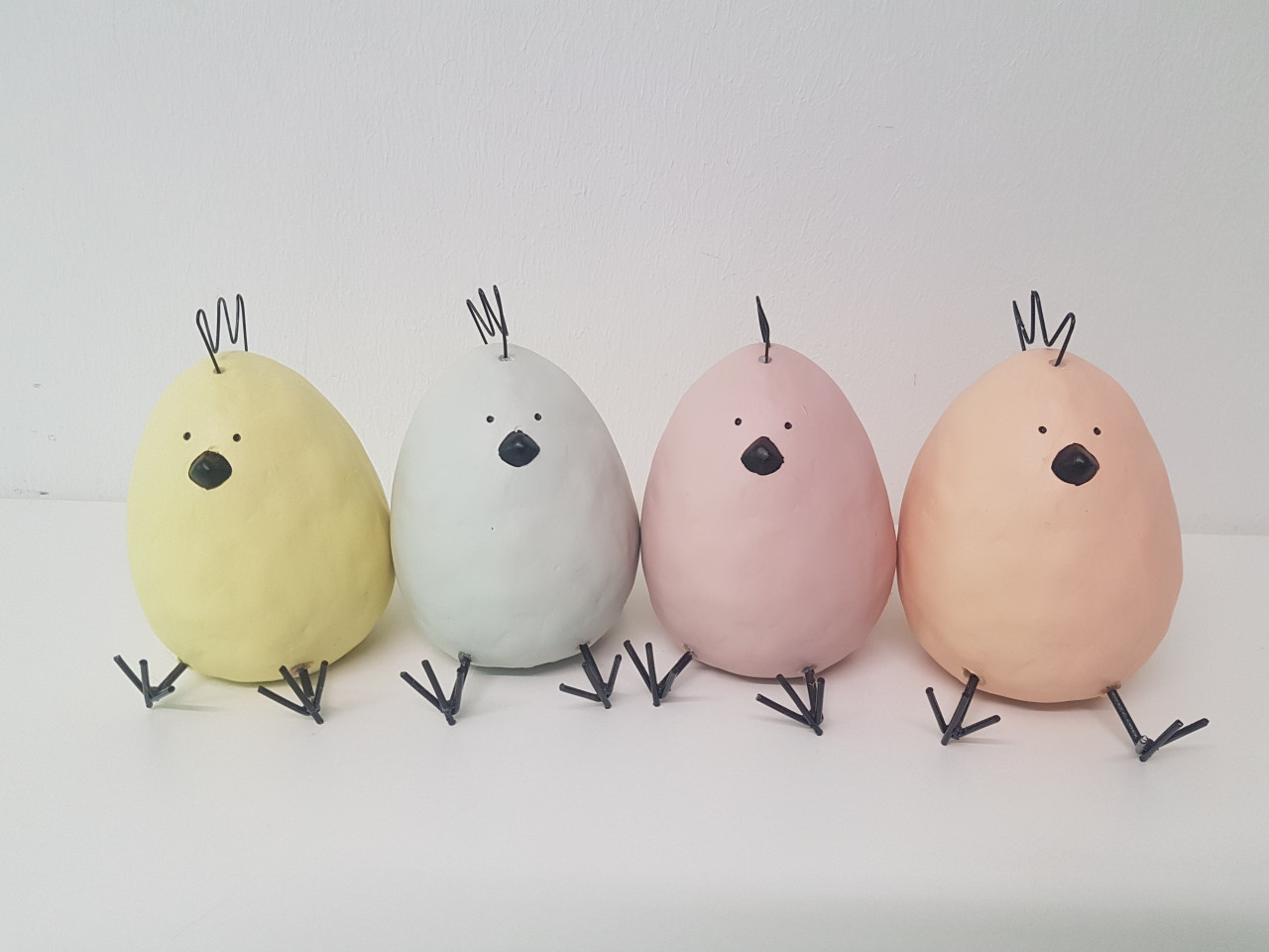 Nerdy Deko-Küken M grau