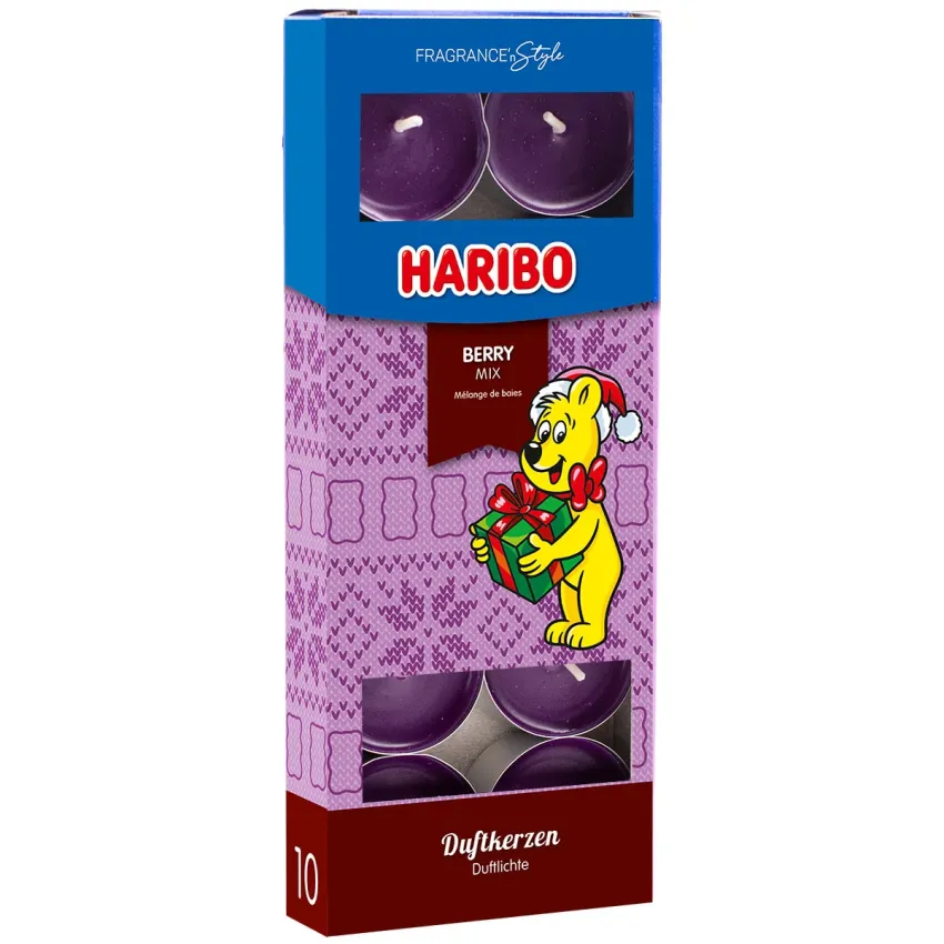 Berry Mix Haribo™ Teelichter 10 Stück Winterdesign