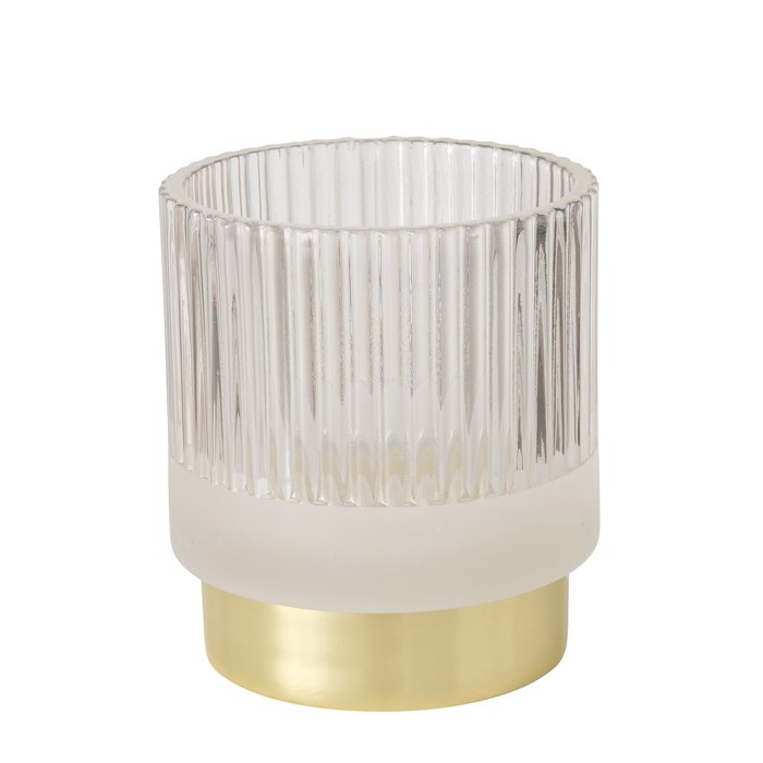 Windlicht Gloria 9cm weiß