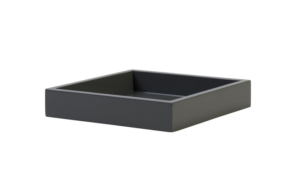 Deko Tablett Spa graphite quadratisch S