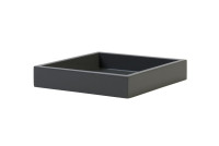 Deko Tablett Spa graphite quadratisch S