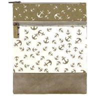 Canvas Crossbag 052 (Anker sand weiß)