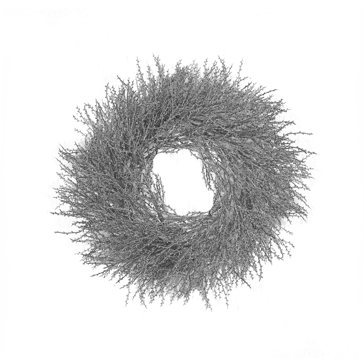 Dekokranz Estia silber 46cm