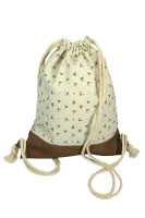 Freizeit-Büdel Blümchen beige 701