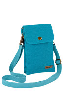 Mini Crossbag Uni türkis 246
