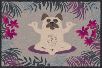 Wohnmatte Yoga Mops