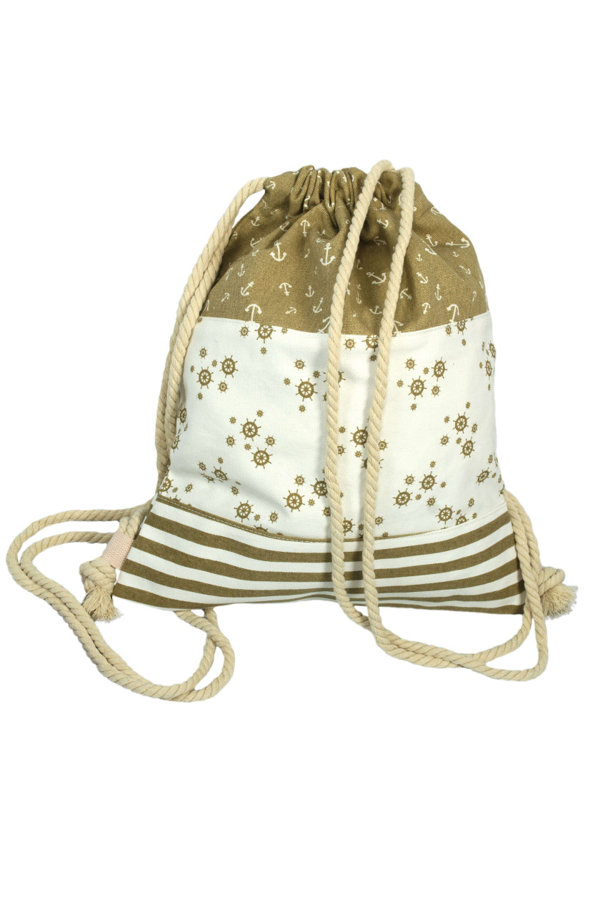 Freizeit-Büdel Steuerrad & Anker sand 710