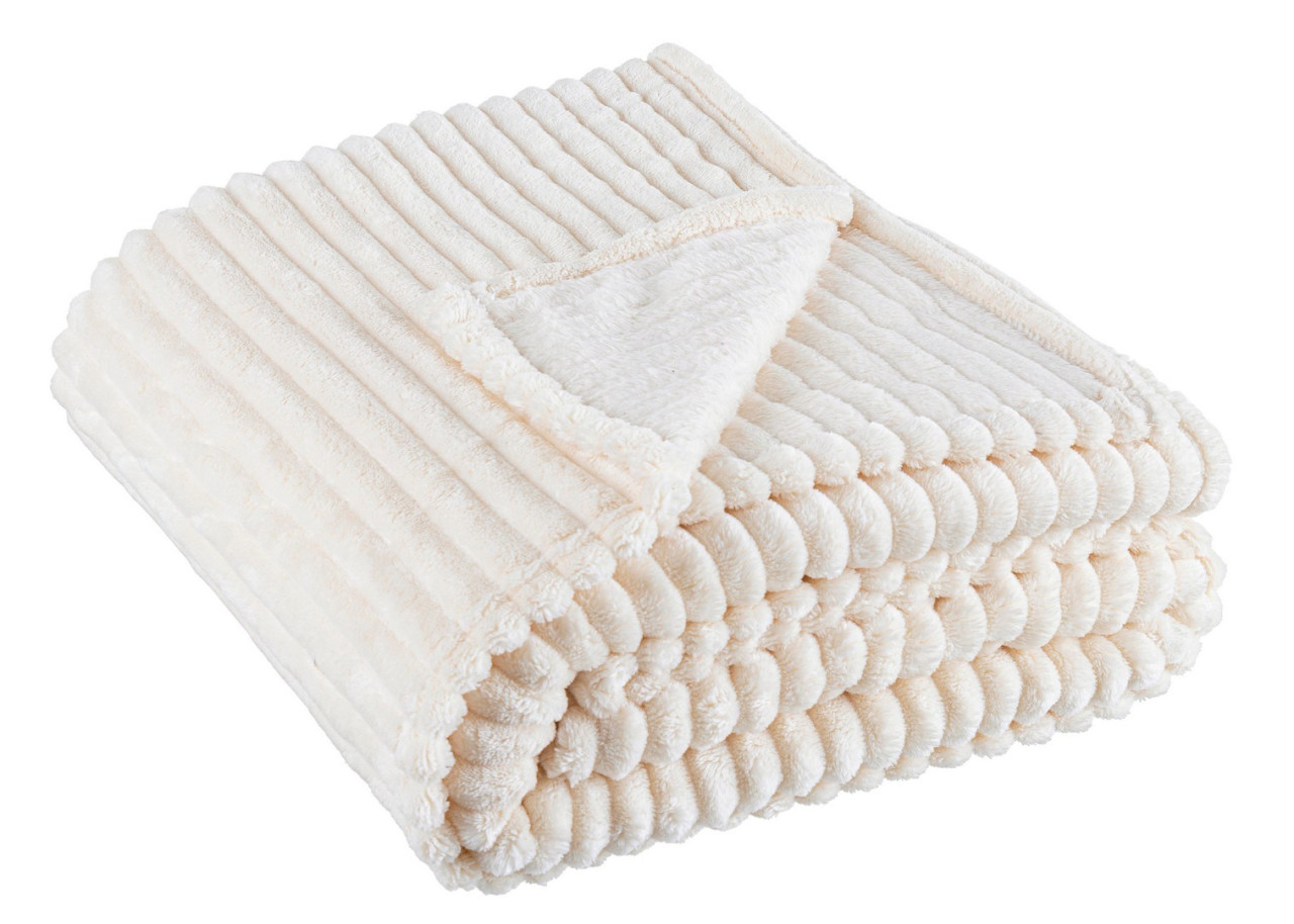 Kuscheldecke Rachele elfenbein 150x200