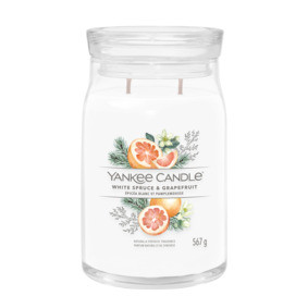 White Spruce & Grapefruit Signature Jar 567g 2-Docht
