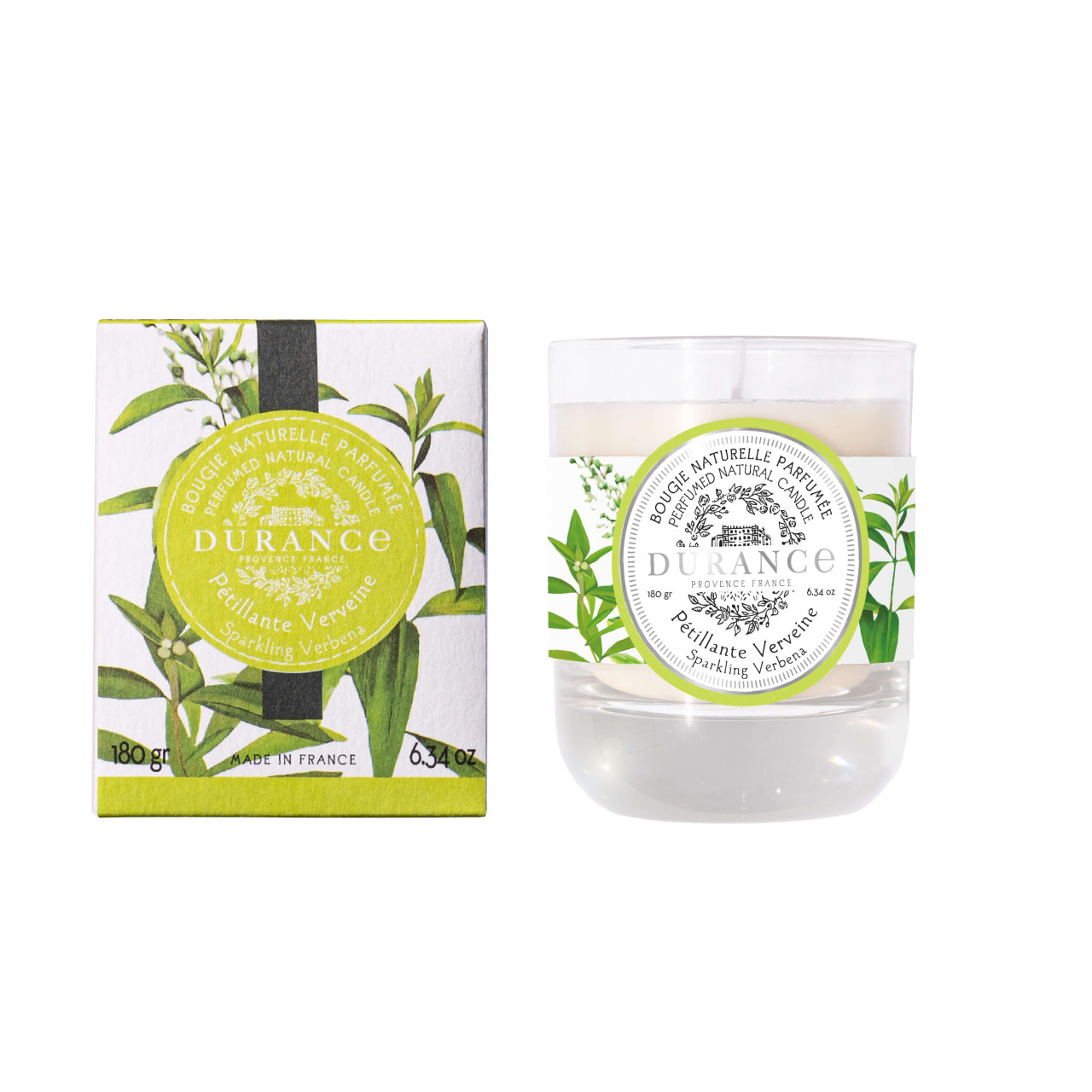 Prickelnde Verbene Duftkerze 180g