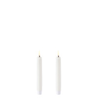 Uyuni LED Tafelkerze 15cm nordic white 2 Stück