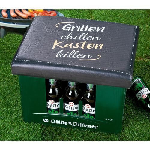 Sitzpolster "Grillen" schwarz