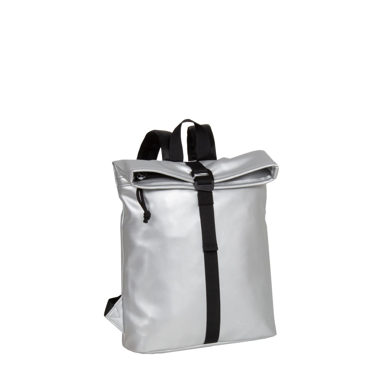 Mart - Los Angeles Rolltop Mini Rucksack silber metallic