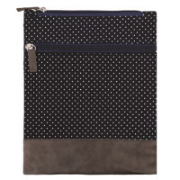Canvas Crossbag 021 (Navy Dots)
