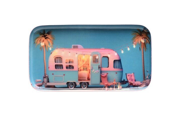 Love Trays Dekotablett S Wohnwagen 21,8cm