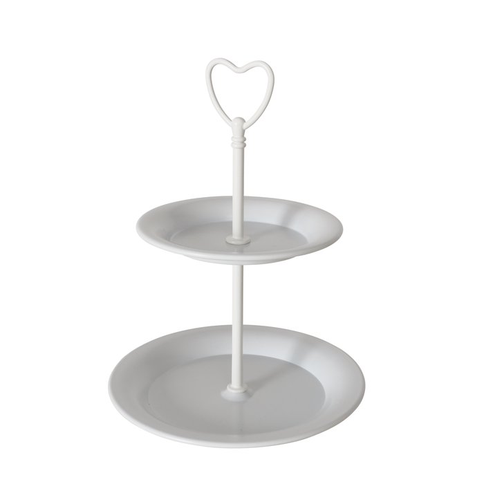 Etagere Mikala 23cm weiß