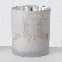 Windlicht Alpia beige groß