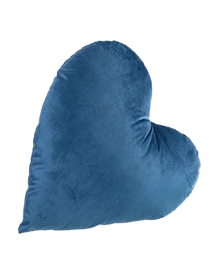Kissen Kimmy Herz blau