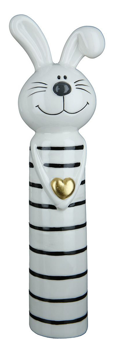 Deko Hase Loving 29cm mit Streifen